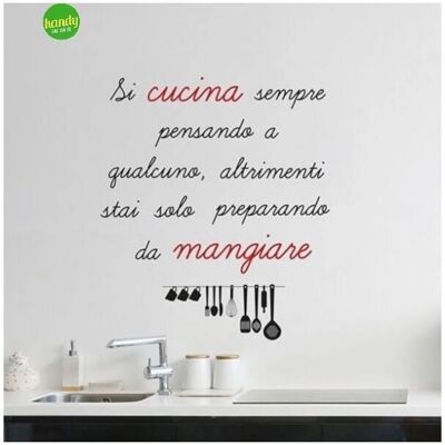 CREA ARREDA - Sticker da Parete con Frasi Famosi 47x67cm - Decorazione CREA ARREDA - Sticker da Parete con Frasi Famosi 47x67cm - Decorazione