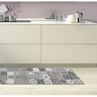 Tapis en vinyle antidérapant Crearreda - 50x180 cm - Publicité Tapis en vinyle antidérapant Crearreda - 50x180 cm - Publicité