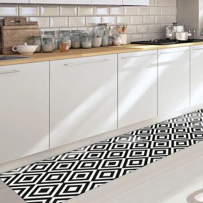 Créerreda Tapis en vinyle - Design italien moderne - 50x240 cm - Publicité Créerreda Tapis en vinyle - Design italien moderne - 50x240 cm - Publicité