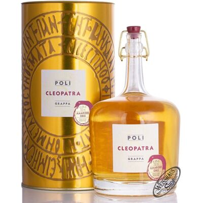 Poli Grappa Cleopatra Amarone Oro - Grappa Premium in Scatola di Metallo Poli Grappa Cleopatra Amarone Oro - Grappa Premium in Scatola di Metallo