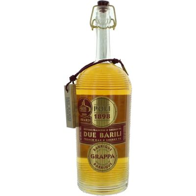 Poli Due Barili Grappa - Invecchiata in Doppio Fusto Poli Due Barili Grappa - Invecchiata in Doppio Fusto