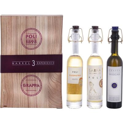 Poli Grappa Baby Pack ORO 40% Vol. - Grappa Cadeaupakket Poli Grappa Baby Pack ORO 40% Vol. - Grappa Cadeaupakket
