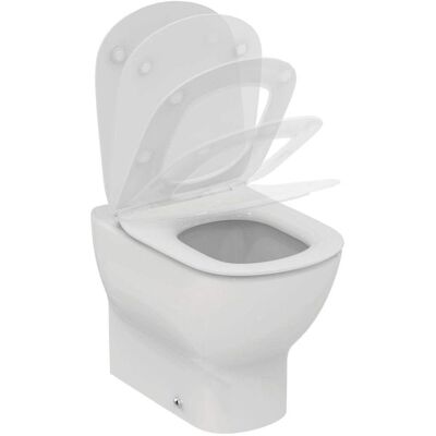 Ideal Standard Tesi new wc a terra aquablade sedile morbido chiusura lenta - Toilette Ideal Standard Tesi new wc a terra aquablade sedile morbido chiusura lenta - Toilette