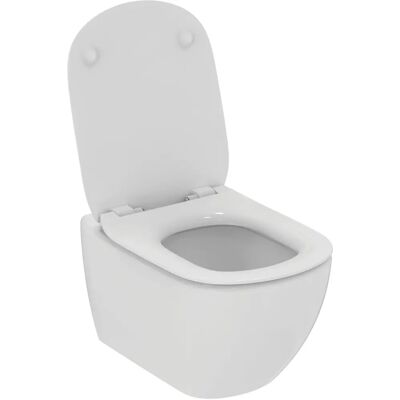 Ideal Standard Tesi Toilette - AquaBlade, Blanc, Siège Fin - Publicité Ideal Standard Tesi Toilette - AquaBlade, Blanc, Siège Fin - Publicité