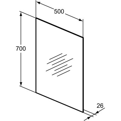 Ideal Standard & Light Spiegel & Light T3259BH - 4-Zijdig Ambientelicht Ideal Standard & Light Spiegel & Light T3259BH - 4-Zijdig Ambientelicht
