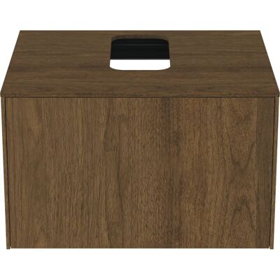 Ideal Standard T3928Y5 Wandhängender Waschtischunterschrank - 1 Auszug, Walnuss Dunkel Ideal Standard T3928Y5 Wandhängender Waschtischunterschrank - 1 Auszug, Walnuss Dunkel