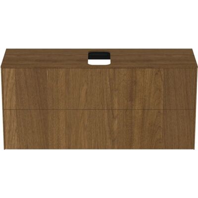 Ideal Standard Walnuss Badezimmerunterschrank - 2 Auszüge - 120x37x55 cm Ideal Standard Walnuss Badezimmerunterschrank - 2 Auszüge - 120x37x55 cm