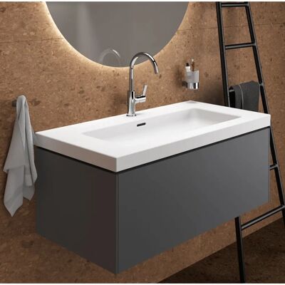 Ideal Standard T436601 Waschbecken - Serie Extra, 1 Hahnloch, Weiß Ideal Standard T436601 Waschbecken - Serie Extra, 1 Hahnloch, Weiß