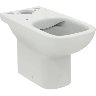Ideal Standard I.Life A Close Coupled Toilet - Rimless, White, Horizontal Outlet Ideal Standard I.Life A Close Coupled Toilet - Rimless, White, Horizontal Outlet