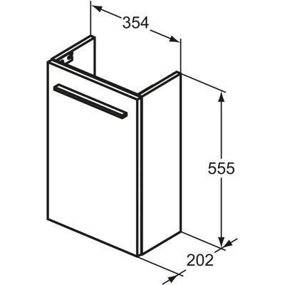 Ideal Standard T5302NX Dulap de Baie Montat pe Perete - Dulap de Baie Ideal Standard T5302NX Dulap de Baie Montat pe Perete - Dulap de Baie