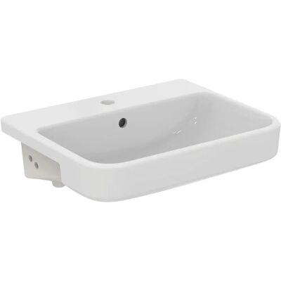 Ideal Standard T461101 - Weiß Halbeinbauwaschtisch mit Einem Hahnloch Ideal Standard T461101 - Weiß Halbeinbauwaschtisch mit Einem Hahnloch