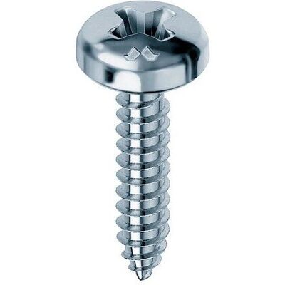 Mustad Modelo 4,2x38 mm Tornillos de acero con recubrimiento zincado blanco - Tornillos Mustad Modelo 4,2x38 mm Tornillos de acero con recubrimiento zincado blanco - Tornillos