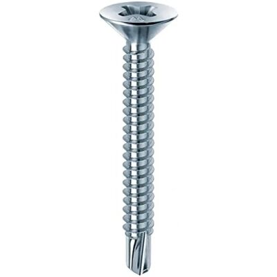 Viti autoperforanti zincate bianche Mustad - 3,5x25mm - 500 pezzi - Viti Viti autoperforanti zincate bianche Mustad - 3,5x25mm - 500 pezzi - Viti