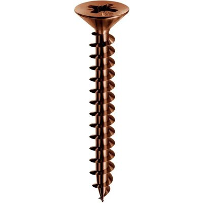 Vite in legno Mustad - Bronzo in ottone - 4,5x45mm - Vite per legno Vite in legno Mustad - Bronzo in ottone - 4,5x45mm - Vite per legno