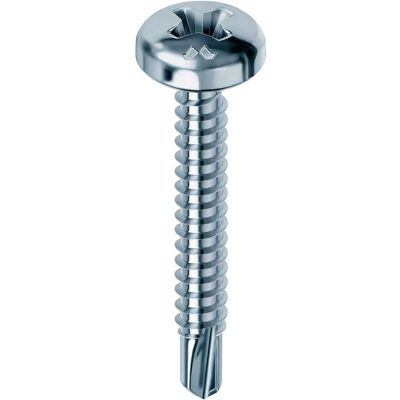 Mustad Viti autoperforanti zincato bianco 4,8x19mm - Viti autoperforanti Mustad Viti autoperforanti zincato bianco 4,8x19mm - Viti autoperforanti