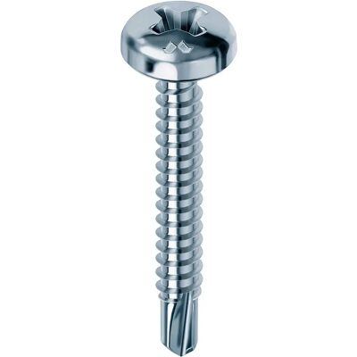 Viti Autoperforanti Cilindriche Zincate Mustad - 4,8x25mm - 500 pezzi Viti Autoperforanti Cilindriche Zincate Mustad - 4,8x25mm - 500 pezzi