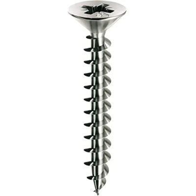MUSTAD Vite in acciaio inox per pannelli - 4x35 mm - 3 varianti MUSTAD Vite in acciaio inox per pannelli - 4x35 mm - 3 varianti