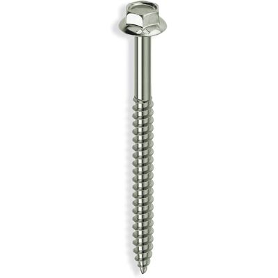 MUSTAD Sujetador metálico hexagonal - 6,3x120 - Tornillo para techos metálicos MUSTAD Sujetador metálico hexagonal - 6,3x120 - Tornillo para techos metálicos