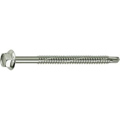Tornillos hexagonales MUSTAD para metal - 6,3x110mm - 100 unidades - Chromiting - Tornillos para techos y fachadas metálicas Tornillos hexagonales MUSTAD para metal - 6,3x110mm - 100 unidades - Chromiting - Tornillos para techos y fachadas metálicas