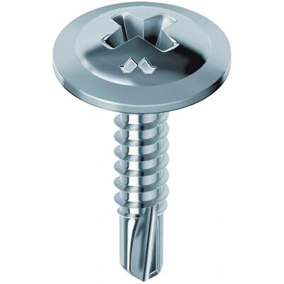 Viti autoperforanti Mustad 4,2mm zincate - 500 pezzi Viti autoperforanti Mustad 4,2mm zincate - 500 pezzi