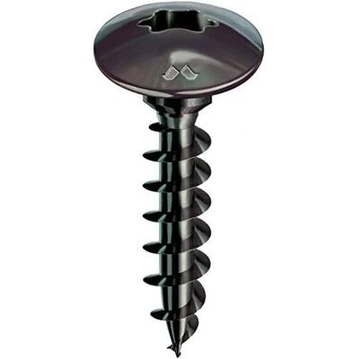 Mustad Modello PV029A600350KNC - Vite zincata nera per cerniere Mustad Modello PV029A600350KNC - Vite zincata nera per cerniere