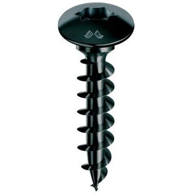 Mustad PV029A600400KNC - Viti - Zincata nera - Confezione da 200 Mustad PV029A600400KNC - Viti - Zincata nera - Confezione da 200