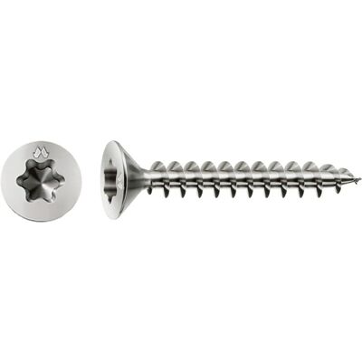 Viti in legno Mustad Torx TX20 Testa svasata - 4.0x60mm, 200 pz. Viti in legno Mustad Torx TX20 Testa svasata - 4.0x60mm, 200 pz.