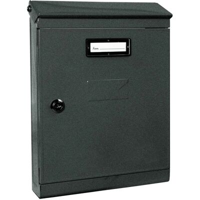 Nbrand - Kompakte graue Briefkasten - 22x75x32 cm Nbrand - Kompakte graue Briefkasten - 22x75x32 cm