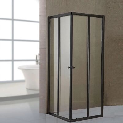 SALONESRL Modello 80x80cm Nero Opaco Box Doccia SALONESRL Modello 80x80cm Nero Opaco Box Doccia