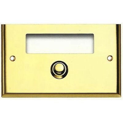 CAPALDO - Campanello in ottone - Nettuno con finestra - Dimensioni standard CAPALDO - Campanello in ottone - Nettuno con finestra - Dimensioni standard