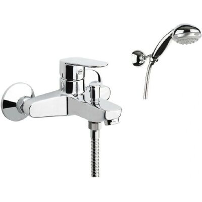 FIORE KEVON Mélangeur Monocommande Chrome pour Baignoire avec Douche - Publicité FIORE KEVON Mélangeur Monocommande Chrome pour Baignoire avec Douche - Publicité