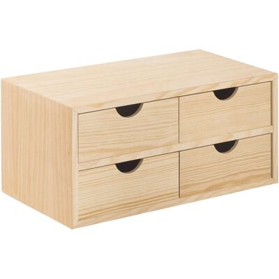Iperbriko - Holz-Decoupage Schubladenschrank - 40x20x18,5cm Iperbriko - Holz-Decoupage Schubladenschrank - 40x20x18,5cm