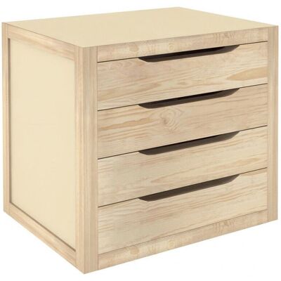 Astigarraga Naturfarbenes Kiefernholz 4-Schublad Möbel Astigarraga Naturfarbenes Kiefernholz 4-Schublad Möbel