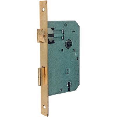 BONAITI - Cerradura de acero Placa rectangular 8/70 mm Entrada 50 mm - Cerradura BONAITI - Cerradura de acero Placa rectangular 8/70 mm Entrada 50 mm - Cerradura