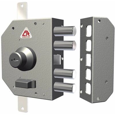 CAPALDO Serratura di Sicurezza a Doppio Cilindro - Destra - 3850-02N CAPALDO Serratura di Sicurezza a Doppio Cilindro - Destra - 3850-02N