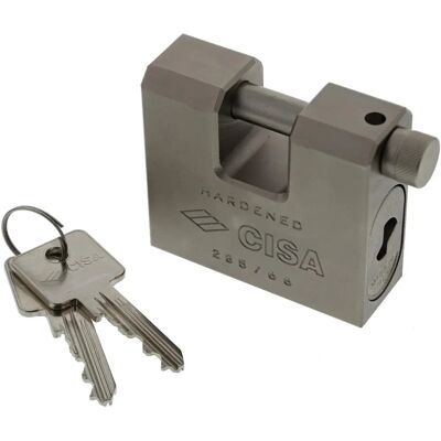 CISA Modello 28550 Lucchetto in Acciaio - Anticorrosione, 66mm CISA Modello 28550 Lucchetto in Acciaio - Anticorrosione, 66mm