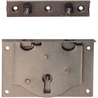 Cerradura de Muebles Capaldo Modelo MM.30 - Cerradura en Acero Pulido - Entrada 30 mm Cerradura de Muebles Capaldo Modelo MM.30 - Cerradura en Acero Pulido - Entrada 30 mm