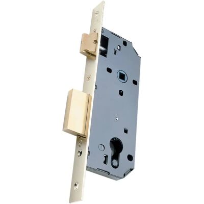 Viro 7435 - Serratura per telaio in legno con 2 scrocco - Entrata 60mm Viro 7435 - Serratura per telaio in legno con 2 scrocco - Entrata 60mm