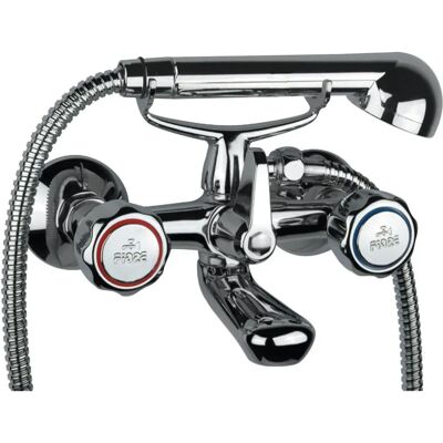 Ensemble de Robinet de Bain Fiore Astro/Doria - Chrome, 1/2 pouce, Laiton, Avec Douche - Publicité Ensemble de Robinet de Bain Fiore Astro/Doria - Chrome, 1/2 pouce, Laiton, Avec Douche - Publicité