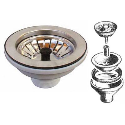 EAC Piletta basket 3 1/2 C con tappo - Piletta basket EAC Piletta basket 3 1/2 C con tappo - Piletta basket