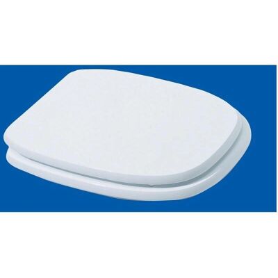 HOMEGARDEN Coperchio del sedile del WC in legno laccato bianco - WC Seat Cover HOMEGARDEN Coperchio del sedile del WC in legno laccato bianco - WC Seat Cover