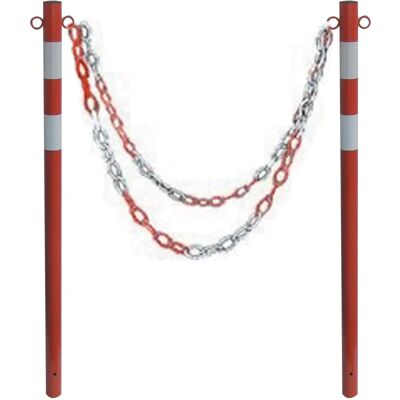 Bettini Capaldo - Signalmast 120cm - Rot/Weiß - Bereichsmarkierung Bettini Capaldo - Signalmast 120cm - Rot/Weiß - Bereichsmarkierung