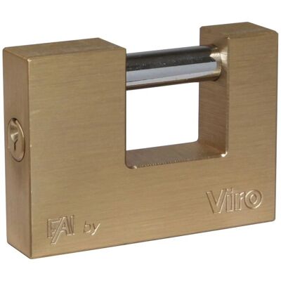 Viro Lucchetto - Catenaccio in Ottone 90mm con 2 Chiavi - Sicurezza Viro Lucchetto - Catenaccio in Ottone 90mm con 2 Chiavi - Sicurezza