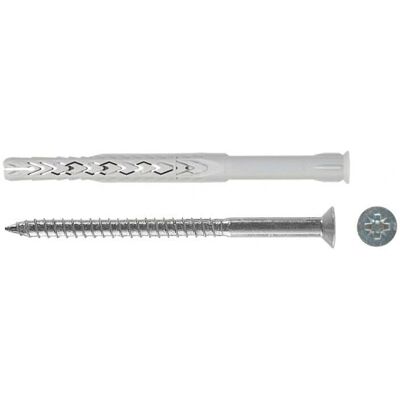 Fischer 8XR 60 WT Taco de nylon - Pack de 50 Fischer 8XR 60 WT Taco de nylon - Pack de 50