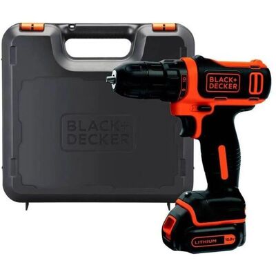 Perceuse sans fil Black & Decker 10,8V - Légère & Puissante - Publicité Perceuse sans fil Black & Decker 10,8V - Légère & Puissante - Publicité