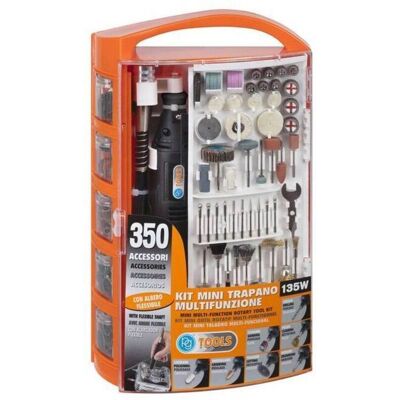 NBRAND Poggi PG138W Mini Taladro - Potencia 135W, 8,000–33,000rpm, 300 accesorios NBRAND Poggi PG138W Mini Taladro - Potencia 135W, 8,000–33,000rpm, 300 accesorios
