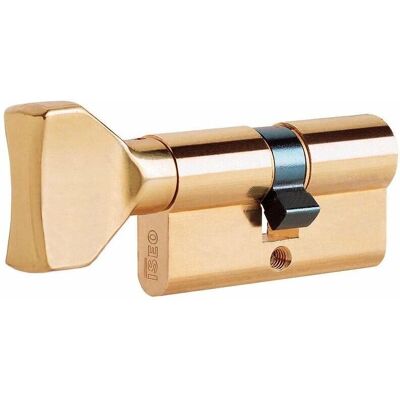 Cilindro Iseo 8259.30.30 - Forma de S con pomo y 3 llaves Cilindro Iseo 8259.30.30 - Forma de S con pomo y 3 llaves