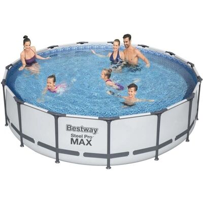 Piscina Steel Pro Max 457x107 cm di Bestway - Struttura Resistente & Facile da Montare Piscina Steel Pro Max 457x107 cm di Bestway - Struttura Resistente & Facile da Montare