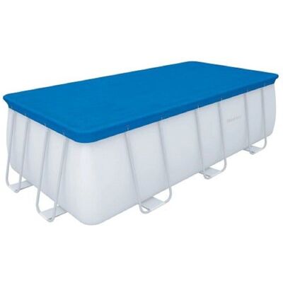 Copertura piscina Bestway - 282x196cm PVC con fori di drenaggio - Per piscine Power Steel Copertura piscina Bestway - 282x196cm PVC con fori di drenaggio - Per piscine Power Steel