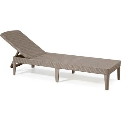 Allibert Jaipur Cappuccino Lounge Bed - Lounge Furniture Allibert Jaipur Cappuccino Lounge Bed - Lounge Furniture
